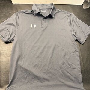 Under Armour Gray Performance Polo Shirt